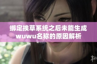 绑定挨草系统之后未能生成wuwu名称的原因解析