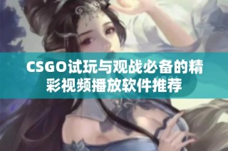 CSGO试玩与观战必备的精彩视频播放软件推荐