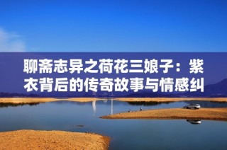 聊斋志异之荷花三娘子：紫衣背后的传奇故事与情感纠葛