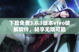 下载免费3.0.3版本vivo破解软件，畅享无限可能