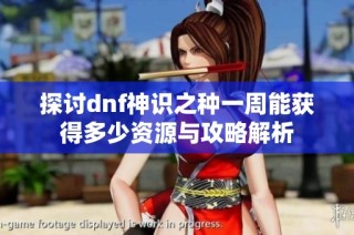 探讨dnf神识之种一周能获得多少资源与攻略解析