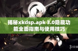 揭秘xkdsp.apk 3.0隐藏功能全面指南与使用技巧