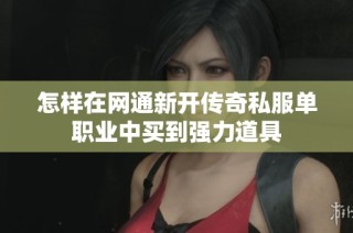 怎样在网通新开传奇私服单职业中买到强力道具