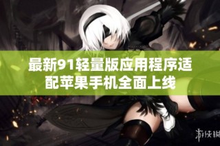 最新91轻量版应用程序适配苹果手机全面上线