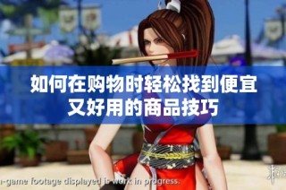 如何在购物时轻松找到便宜又好用的商品技巧