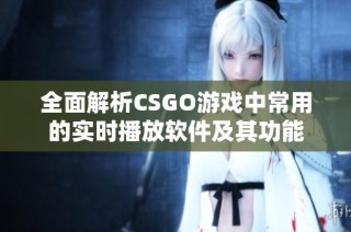 全面解析CSGO游戏中常用的实时播放软件及其功能