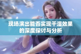 现场演出能否实现干湿效果的深度探讨与分析