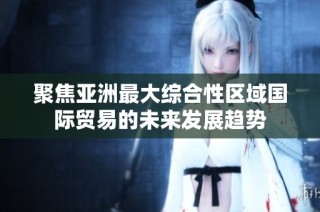 聚焦亚洲最大综合性区域国际贸易的未来发展趋势