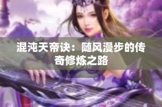 混沌天帝诀：随风漫步的传奇修炼之路