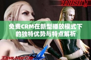 免费CRM在新型播放模式下的独特优势与特点解析