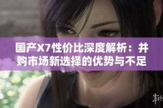 国产X7性价比深度解析：并购市场新选择的优势与不足