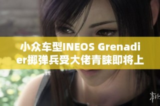 小众车型INEOS Grenadier掷弹兵受大佬青睐即将上市