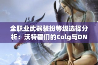 全职业武器装扮等级选择分析：沃特碧们的Colg与DNF地下城探讨