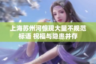 上海苏州河惊现大量不规范标语 祝福与隐患并存