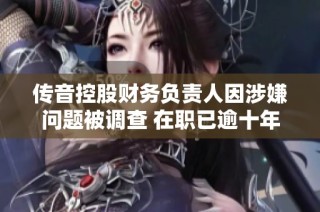 传音控股财务负责人因涉嫌问题被调查 在职已逾十年
