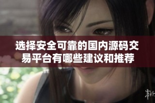 选择安全可靠的国内源码交易平台有哪些建议和推荐