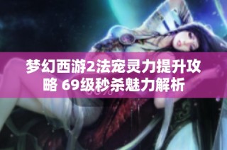 梦幻西游2法宠灵力提升攻略 69级秒杀魅力解析