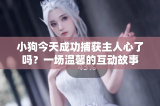 小狗今天成功捕获主人心了吗？一场温馨的互动故事