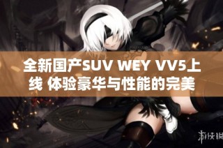 全新国产SUV WEY VV5上线 体验豪华与性能的完美融合