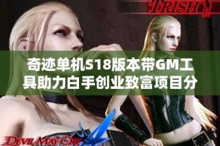 奇迹单机S18版本带GM工具助力白手创业致富项目分享