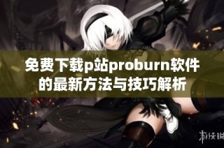 免费下载p站proburn软件的最新方法与技巧解析