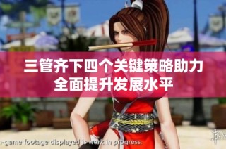 三管齐下四个关键策略助力全面提升发展水平