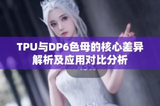 TPU与DP6色母的核心差异解析及应用对比分析