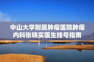 中山大学附属肿瘤医院肿瘤内科张晓实医生挂号指南