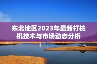 东北地区2023年最新打桩机技术与市场动态分析