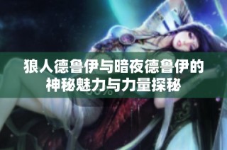狼人德鲁伊与暗夜德鲁伊的神秘魅力与力量探秘