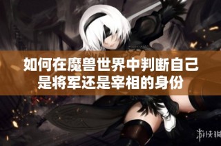 如何在魔兽世界中判断自己是将军还是宰相的身份