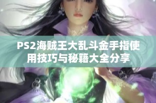 PS2海贼王大乱斗金手指使用技巧与秘籍大全分享