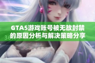 GTA5游戏账号被无故封禁的原因分析与解决策略分享