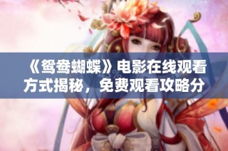 《鸳鸯蝴蝶》电影在线观看方式揭秘，免费观看攻略分享