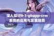 深入探讨9·1·gbapp·crm系统的应用与发展趋势