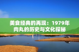 美食经典的再现：1979年肉丸的历史与文化探秘