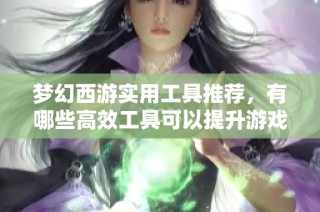 梦幻西游实用工具推荐，有哪些高效工具可以提升游戏体验
