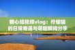 糖心短视频vlog：柠檬猫的日常奇遇与萌趣瞬间分享