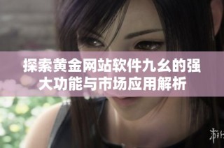 探索黄金网站软件九幺的强大功能与市场应用解析
