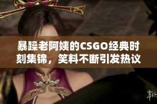 暴躁老阿姨的CSGO经典时刻集锦，笑料不断引发热议