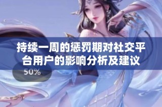 持续一周的惩罚期对社交平台用户的影响分析及建议
