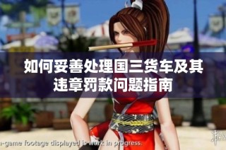 如何妥善处理国三货车及其违章罚款问题指南