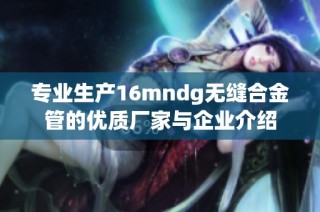 专业生产16mndg无缝合金管的优质厂家与企业介绍