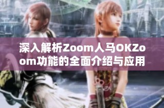 深入解析Zoom人马OKZoom功能的全面介绍与应用场景