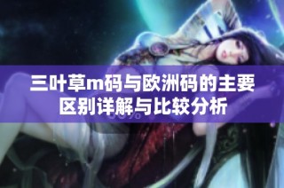 三叶草m码与欧洲码的主要区别详解与比较分析
