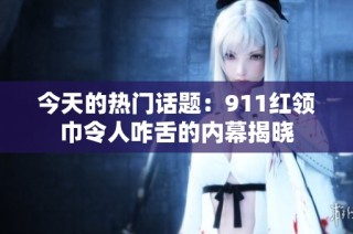 今天的热门话题：911红领巾令人咋舌的内幕揭晓