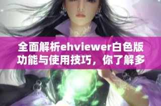 全面解析ehviewer白色版功能与使用技巧，你了解多少