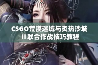 CSGO荒漠迷城与炙热沙城Ⅱ联合作战技巧教程