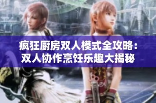 疯狂厨房双人模式全攻略：双人协作烹饪乐趣大揭秘
