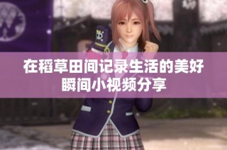 在稻草田间记录生活的美好瞬间小视频分享